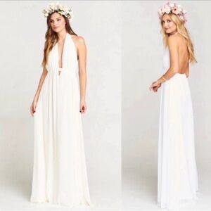 Show Me Your MuMu Luna Halter Dress XS